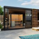 Hekla Indoor Sauna Traditional Nero 210X - 5 Personen...