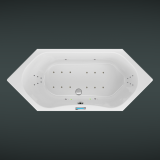 CARINA - Whirlpool Badewanne mit Power Kombisystem