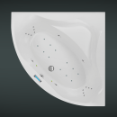 GLAMOUR - Whirlpool Badewanne mit Power Kombisystem...