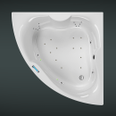 LARGO - Whirlpool Badewanne mit Power Kombisystem