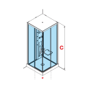 BADSANITAER Lagoon - Dampfdusche