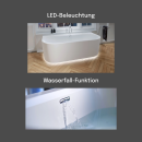 RIHO Badewanne Desire B2W - Wandmontage (180x84x60cm)
