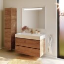 RIHO Badmöbel-Set Spring UP - Rise 60x46x56 cm Tobacco Oak