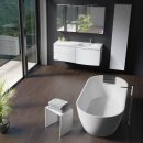 RIHO Bilbao - Freistehende Badewanne (weiß matt)