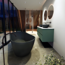 RIHO Bilbao Solid Coloured - Freistehende Badewanne