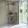 RIHO Lucid 400 - Walk-In-Dusche (schwarz matt)