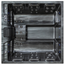 EAGO AWT IN-407 eco Cloudy Black 200x200cm grau