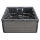 EAGO AWT IN-407 eco Cloudy Black 200x200cm grau