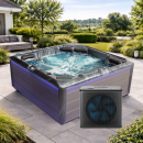EAGO AWT IN-703 mit Wärmepumpe Cloudy Black...