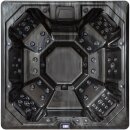 EAGO AWT IN-702 premium Cloudy Black 212x212cm grau