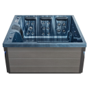 EAGO AWT IN-407 eco Ocean Wave 200x200cm grau