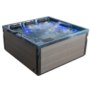 EAGO AWT IN-402 premium Ocean Wave 200x200cm grau