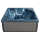 EAGO AWT IN-404 extreme pro Ocean Wave 225x225cm grau