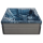 EAGO AWT IN-404 extreme pro Ocean Wave 225x225cm grau