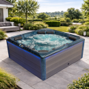EAGO AWT IN-703 premium Ocean Wave 225x225cm grau