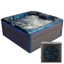 EAGO AWT IN-702 mit Wärmepumpe Ocean Wave 212x212cm...