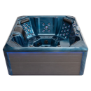 EAGO AWT IN-702 mit Wärmepumpe Ocean Wave 212x212cm grau
