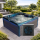 EAGO AWT IN-702 mit Wärmepumpe Ocean Wave 212x212cm grau
