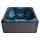 EAGO AWT IN-702 mit Wärmepumpe Ocean Wave 212x212cm grau