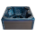 EAGO AWT IN-702 mit Wärmepumpe Ocean Wave 212x212cm grau