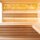 EAGO AWT Sauna E1621B Hemlock 200x200cm