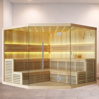 EAGO AWT Sauna E1111XL Hemlock 250x250cm