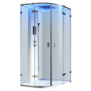 EAGO AWT LD109F15 Dampfdusche 100x100cm mit 3 kW Dampfgenerator