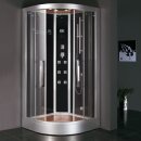 EAGO AWT DZ963F8 Dampfdusche 100x100cm mit 4.5kW...