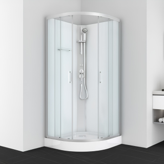 BADSANITAER SOKA - Komplettdusche 90x90x210cm
