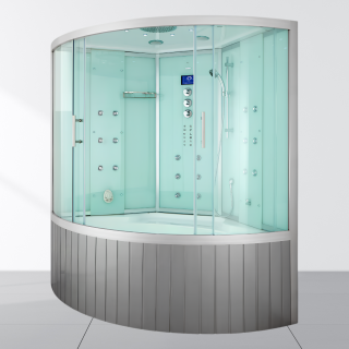 Grande Home WS111 - Dampfdusche mit Whirlpool 150x150 cm