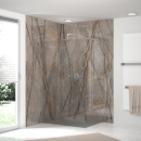 HSK RenoDeco Hochglanz-Oberfläche, Marmor Marrone