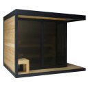 NORA XL Außensauna für 4-5 Personen 280x220x220 cm