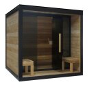 NORA L Außensauna für 4-5 Personen 220x220x220 cm