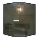 FALUN XL Sauna für 2-3 Personen 150x150x200 cm