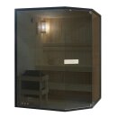 FALUN XL Sauna für 2-3 Personen 150x150x200 cm