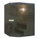 FALUN XL Sauna für 2-3 Personen 150x150x200 cm