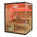 LUXOR 2 Sauna für 3 Personen 150x140x190 cm