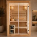 PANORAMA Sauna für 2 Personen 130x120x200 cm