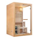 PANORAMA Sauna für 2 Personen 130x120x200 cm