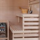 PANORAMA BLACK Sauna für 2 Personen 130x120x200 cm