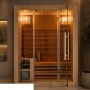 RIGA Sauna für 3 Personen 150x120x190 cm