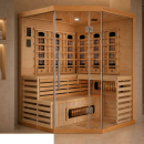 DELUXE Infrarotkabine für 3-4 Personen 150x150x200 cm