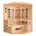 DELUXE Infrarotkabine für 3-4 Personen 150x150x200 cm
