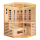 DELUXE Infrarotkabine für 3-4 Personen 150x150x200 cm