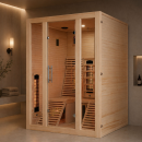 OSLO Infrarotkabine für 2 Personen 150x150x200 cm