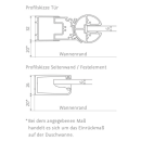 HSK Exklusiv 2.0 Pendeltür für Seitenwand