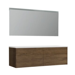 StoneArt Set Venice VE-1600pro Eiche dunkel 160x52