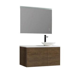 StoneArt Set Venice VE-1010pro-4 Eiche dunkel 100x52 rechts