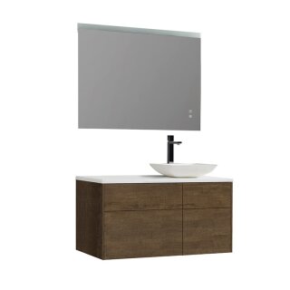 StoneArt Set Venice VE-1010pro-2 Eiche dunkel 100x52 rechts
