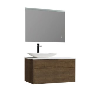 StoneArt Set Venice VE-1010pro-2 Eiche dunkel 100x52 links